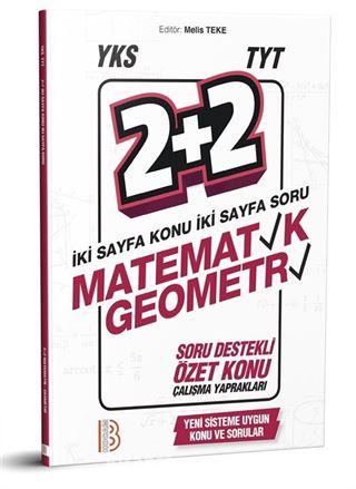YKS TYT Matematik Geometri 2+2 Soru Destekli Özet Konu Yaprakları