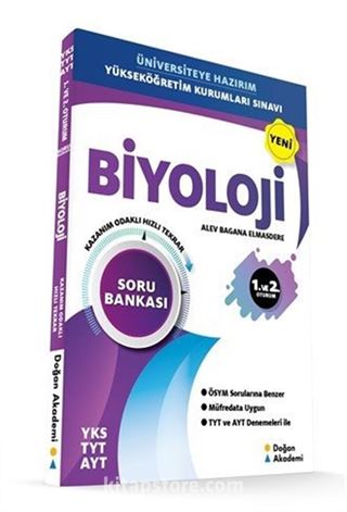YKS TYT-AYT Biyoloji Soru Bankası Kazanım Odaklı Hızlı Tekrar