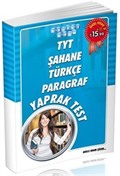 TYT Şahane Türkçe Paragraf Yaprak Test
