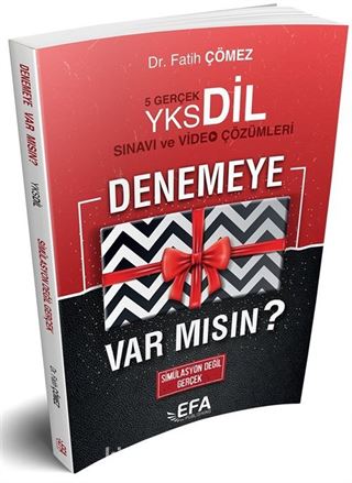 YKSDİL 5 Deneme Sınavı ve Video Çözümleri (EFA Serisi)