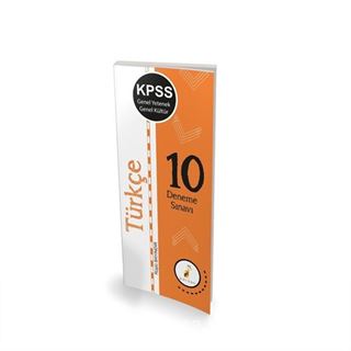 KPSS Genel Yetenek Genel Kültür Türkçe 10 Deneme Sınavı