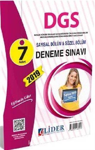 2019 DGS Çözümlü 7 Deneme