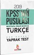 2019 KPSS'nin Pusulası Türkçe Çek Kopart Yaprak Test
