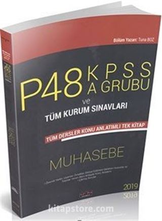 P48 KPSS A Grubu ve Tüm Kurum Sınavları Muhasebe Konu Anlatımlı