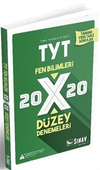 TYT Fen Bilimleri 20x20 Düzey Denemeleri
