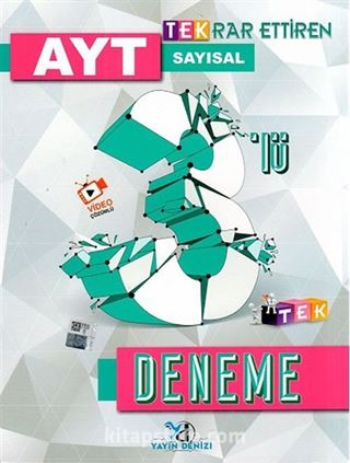 AYT Sayısal Tekrar Ettiren TEK 3'lü Deneme