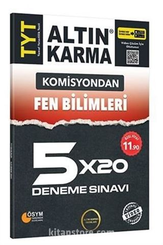 TYT Fen Bilimleri 5x20 Deneme Sınavı