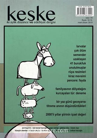 Keşke İki Aylık Düşünce ve Edebiyat Dergisi Sayı:34 Mart-Nisan 2019