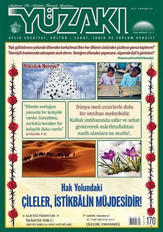 Yüzakı Aylık Edebiyat, Kültür, Sanat, Tarih ve Toplum Dergisi / Sayı: 170 Nisan 2019