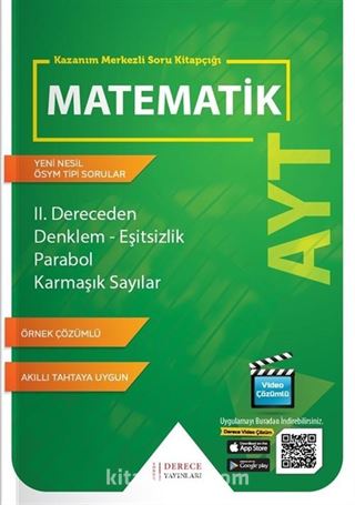 AYT Matematik 2. Dereceden Denklemler Eşitsizlik Parabol Karmaşık Sayılar