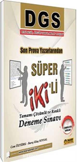 DGS Süper 2'li Çözümlü Deneme