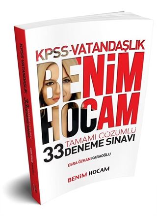2019 KPSS Vatandaşlık Tamamı Çözümlü 33 Deneme