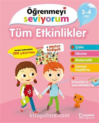 Öğrenmeyi Seviyorum - Tüm Etkinlikler (3-4 Yaş)