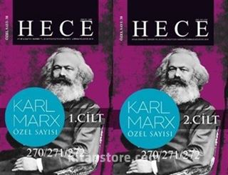 Sayı:270-271-272 2019 Hece Aylık Edebiyat Dergisi Özel Sayısı 38 Dosya: Karl Marx (2 Cilt)