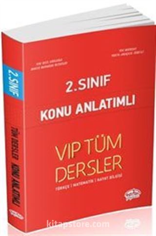 2. Sınıf Vıp Tüm Dersler Konu Anlatımlı