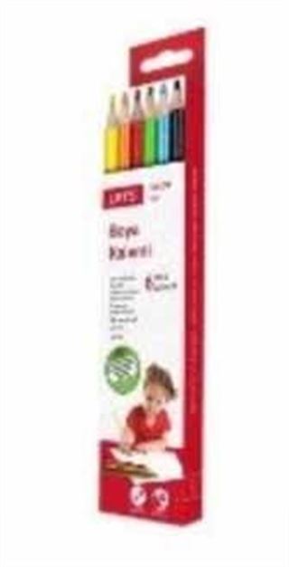 6 Renk Boya Kalemi Tam Boy L-4106