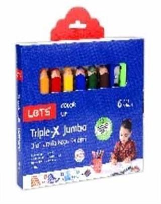 Triple-X 6 Renk Jumbo Boya Kalemi (3ü 1 Arada)
