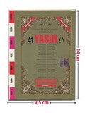41 Yasin Arapça ve Türkçe Okunuşlu Mealli Fihristli Cep Boy (H-22)