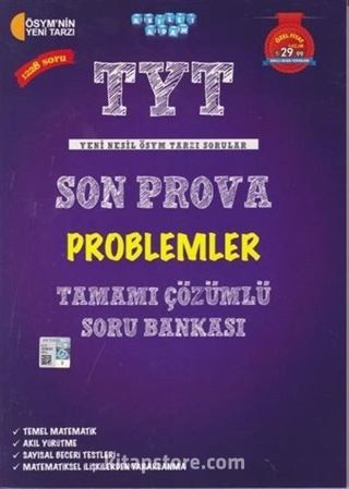 TYT Son Prova Problemler Tamamı Çözümlü Soru Bankası