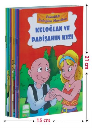 Etkinlikli Keloğlan Masalları Seti (10 Kitap Takım - Küçük Boy)