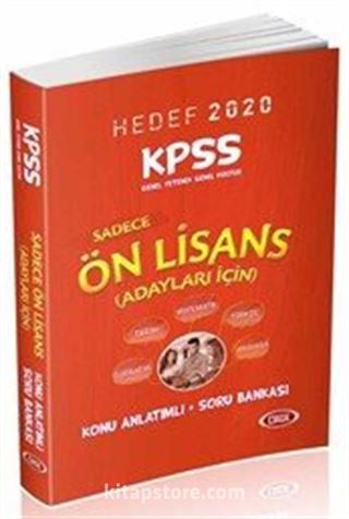 2020 KPSS Ön Lisans Adaylar İçin Konu Anlatımlı Soru Bankası