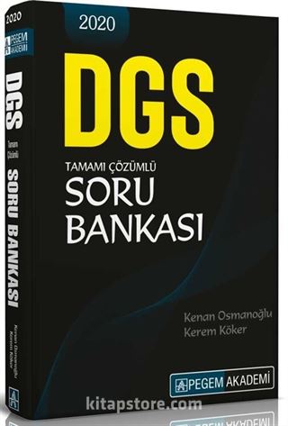 2020 DGS Tamamı Çözümlü Soru Bankası