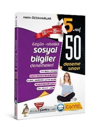 5. Sınıf Sosyal Bilgiler 50 Deneme Sınavı