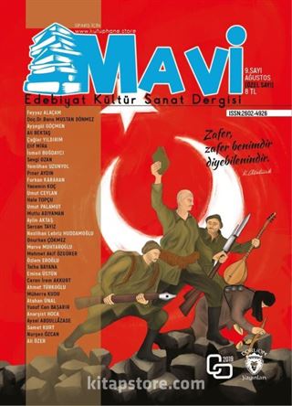 Mavi Edebiyat Kültür Sanat Dergisi Sayı:9 Ağustos 2019