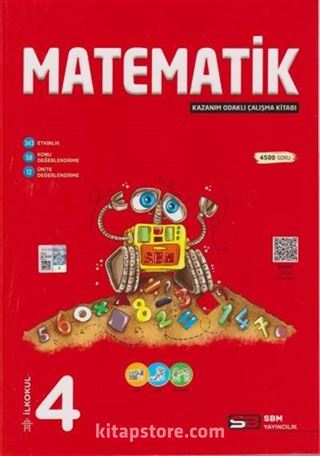 4. Sınıf Matematik Kazanım Odaklı Çalışma Kitabı