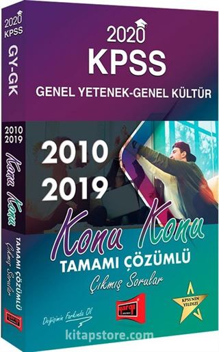 2020 KPSS Genel Yetenek Genel Kültür Konu Konu Tamamı Çözümlü Çıkmış Sorular
