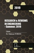Research and Reviews In Engıneering - Summer 2019