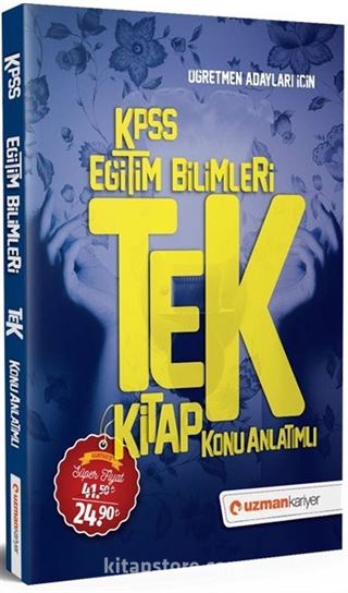 2020 KPSS Eğitim Bilimleri Tek Kitap Konu Anlatımlı