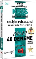 2020 KPSS Eğitim Bilimleri Gelişim Psikolojisi, Rehberlik Özel Eğitim Tamamı Çözümlü 40 Deneme