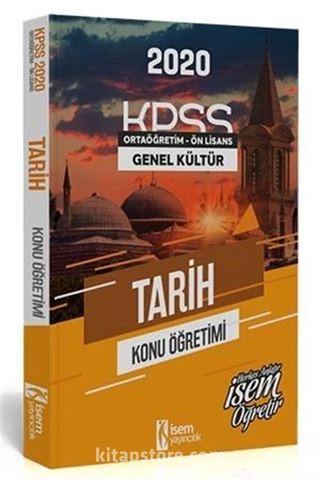 2020 KPSS Genel Kültür Ortaöğretim Ön Lisans Tarih Konu Öğretimi