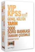 2020 KPSS VIP Tarih Tamamı Çözümlü 3000 Soru Bankası