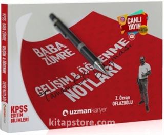 2020 KPSS Baba Zümre Gelişim - Öğrenme Notları
