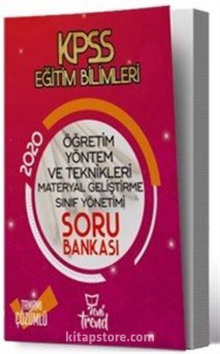 2020 KPSS Eğitim Bilimleri Öğretim Yöntem ve Teknikleri Soru Bankası