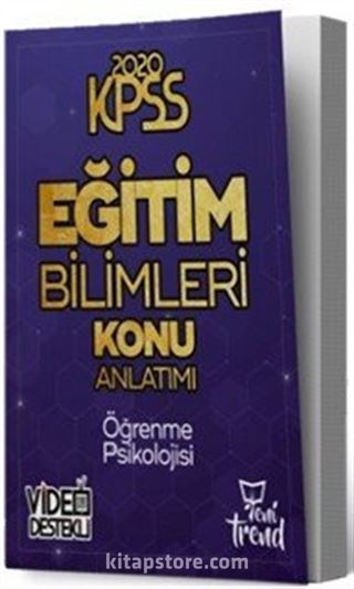 2020 KPSS Eğitim Bilimleri Öğrenme Psikolojisi Konu Anlatımlı