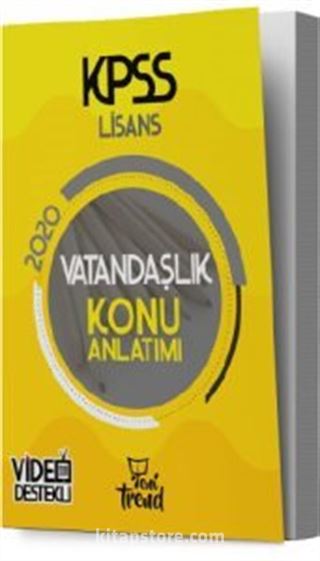 2020 KPSS Vatandaşlık Konu Anlatımlı