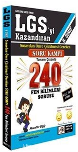 LGS Öncesi 240 Fen Bilimleri Soru Kampı Testleri