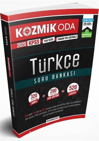 2020 KPSS Kozmik Oda Türkçe Soru Bankası