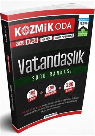 2020 KPSS Kozmik Oda Vatandaşlık Soru Bankası