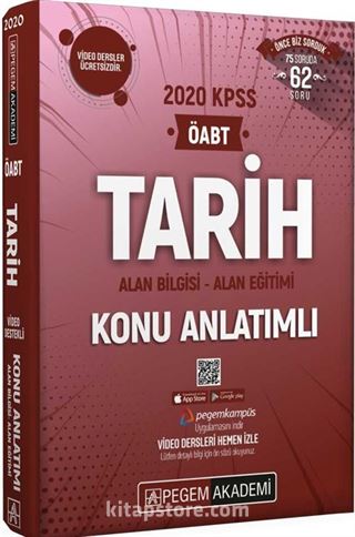 2020 KPSS ÖABT Tarih Video Destekli Konu Anlatımlı