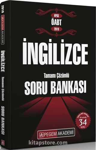2019 KPSS ÖABT İngilizce Tamamı Çözümlü Soru Bankası
