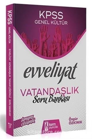 2020 Evveliyat KPSS Vatandaşlık Tamamı Çözümlü Soru Bankası