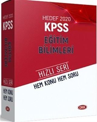 2020 KPSS Hızlı Seri Eğitim Bilimleri Hem Konu Hem Soru Seti