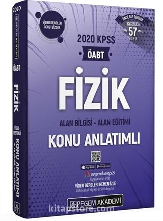 2020 KPSS ÖABT Fizik Video Destekli Konu Anlatımlı