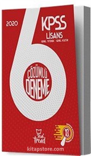 2020 KPSS Lisans Genel Yetenek Genel Kültür 6'lı Çözümlü Deneme