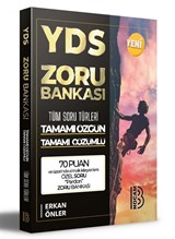 YDS Tamamı Çözümlü Zoru Bankası