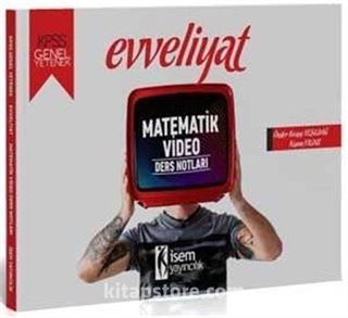 2020 Evveliyat KPSS Genel Yetenek Matematik Video Ders Notları